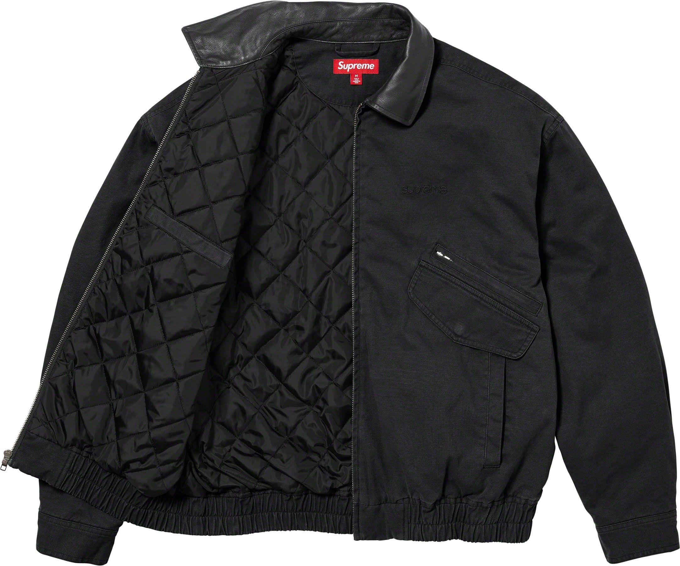 Leather Collar Utility Jacket view 8